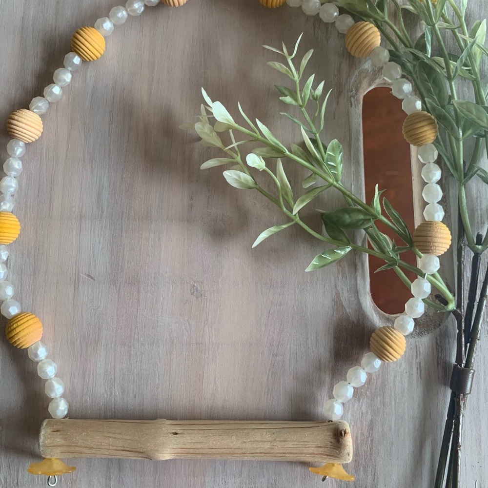 Made to order budgie swing in color yellow